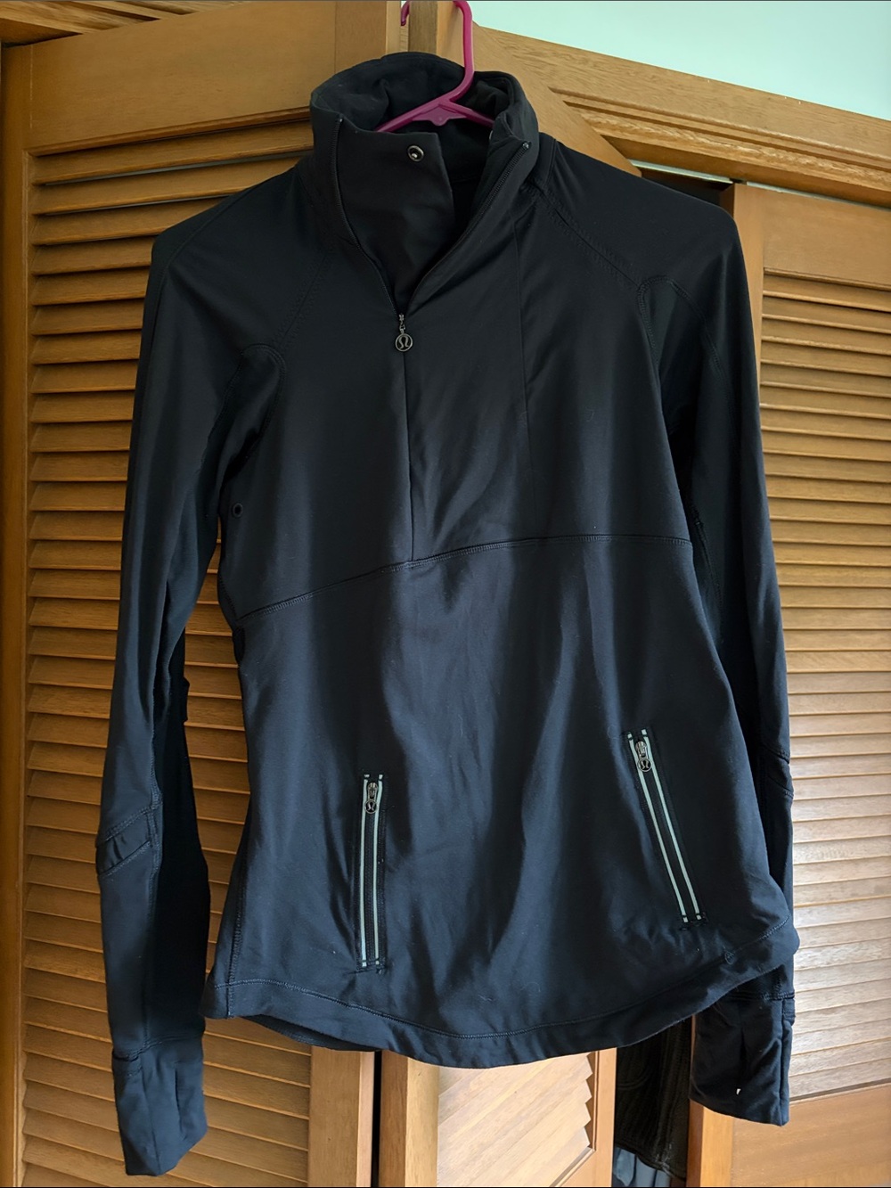 lululemon athletica Black Lightweight Half-Zip Utility Jacket